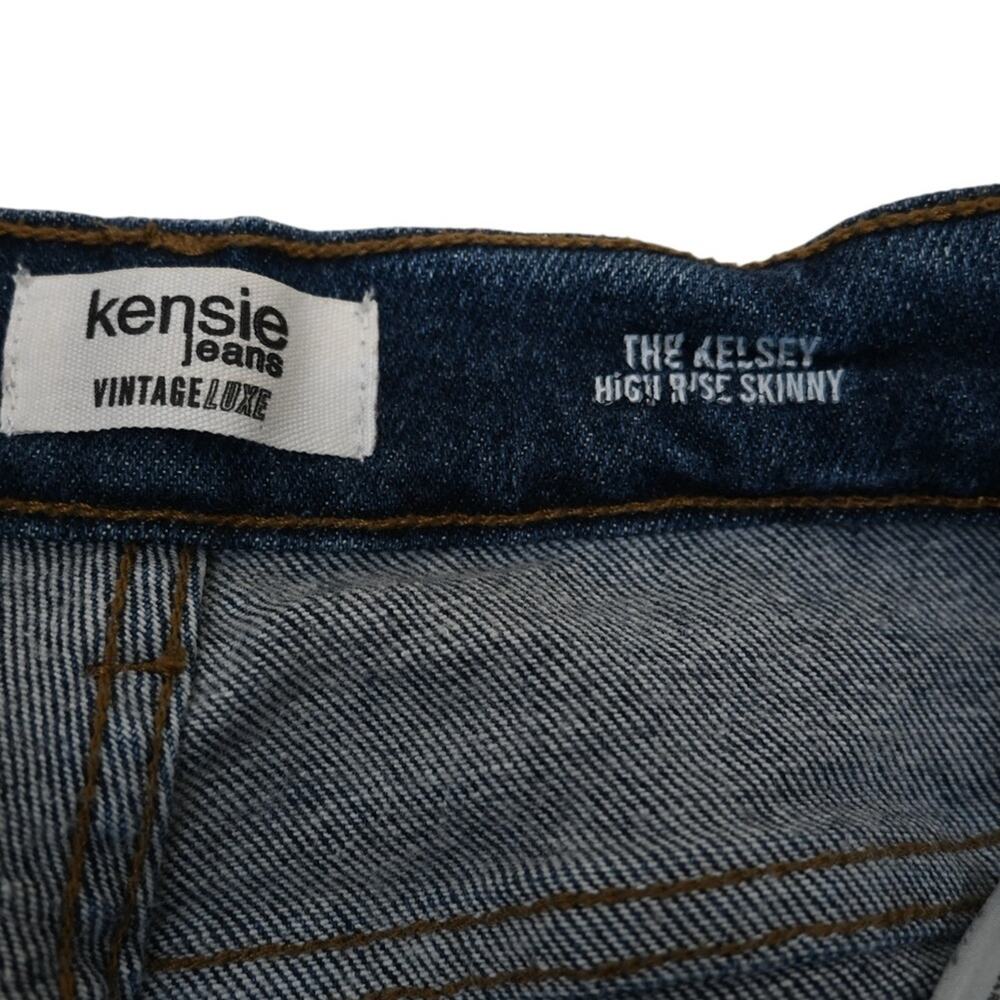 Kensie Jeans Women's 4/27 Kelsey Mid Waist Skinny Jeans - Picture 9 of 11